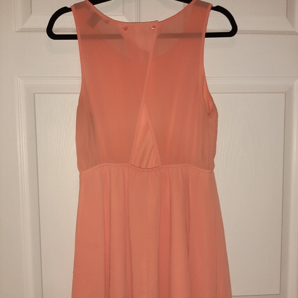 Coral Forever 21 flowy dress - Picture 3 of 4